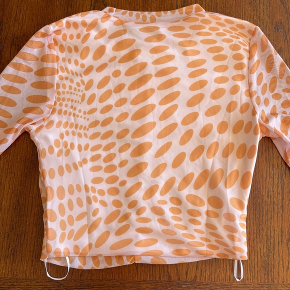 Hello Molly Retro Lover Crop Top Size 4 - Picture 3 of 5